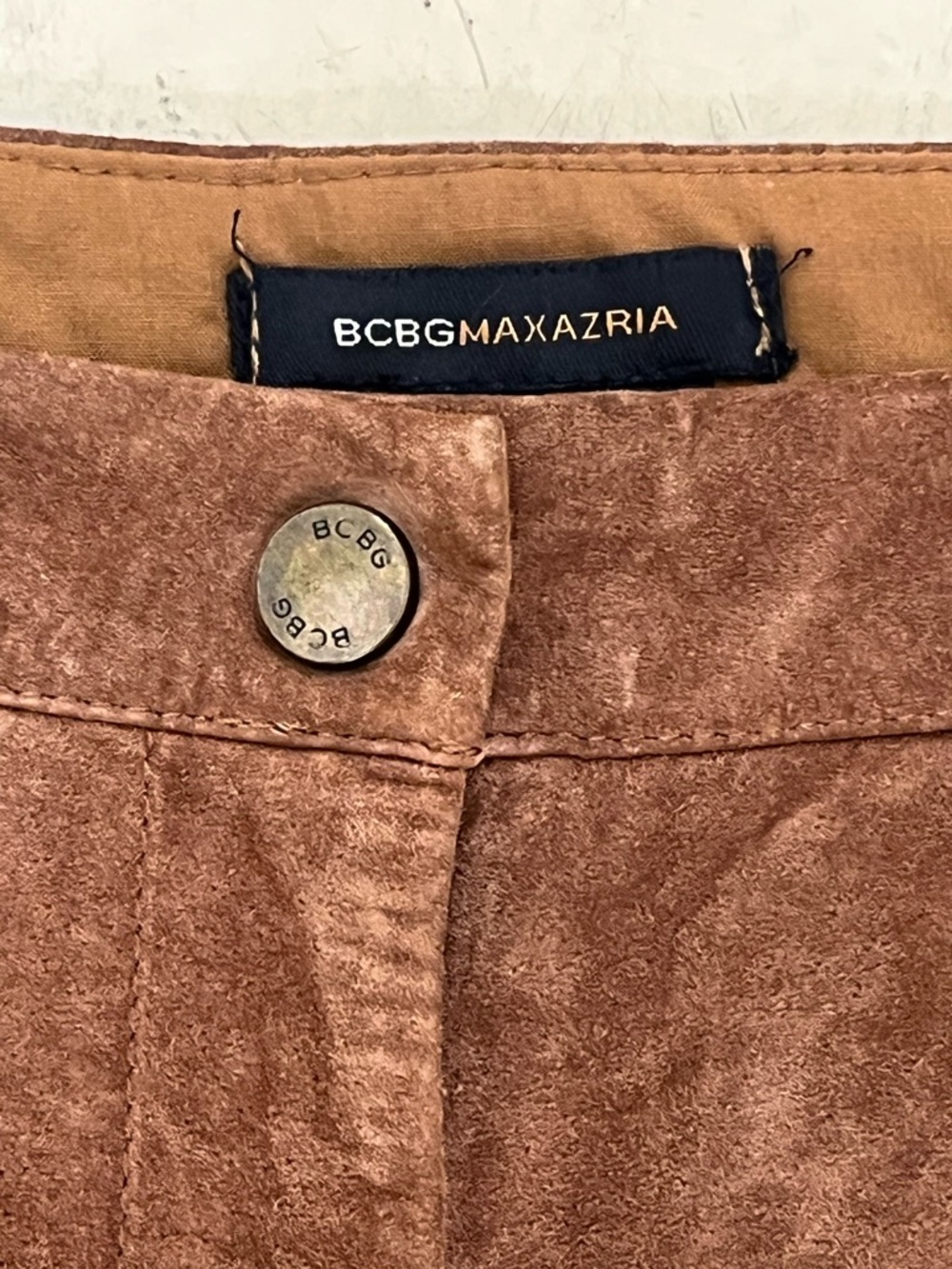 Y2K Genuine Leather BCBG Pants - Picture 3 of 6